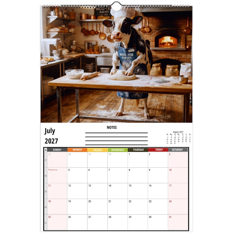 Funny Cows Wall Calendar 2027 image 8