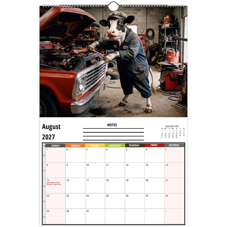 Funny Cows Wall Calendar 2027 image 9