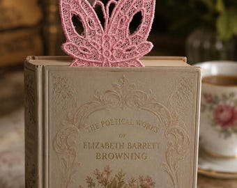 Teatime Butterfly Lace Bookmark