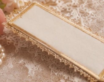 Golden Heirloom Lace Bookmark