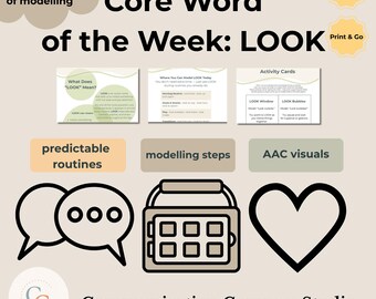 Core Word of the Week LOOK
