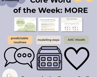 Core Word of the Week MORE