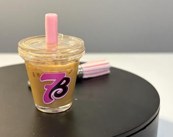 7Brew Inspired Custom Iced Coffee Drink Keychain