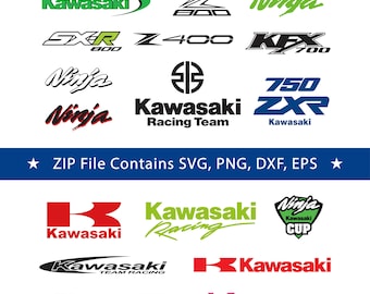 KAWASAKI NINJA ZX-6R 2019-2023 Motorcycle 1:1 Vector Graphic