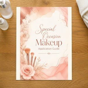 Special Occasion Makeup Application Guide, Client Transformation Sheet Printable, Beauty Consultation Template, Makeup Artist Planning