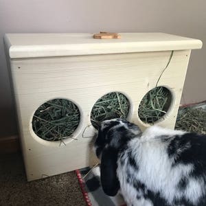 Rabbit Hay Feeder-slim fit for tight spaces
