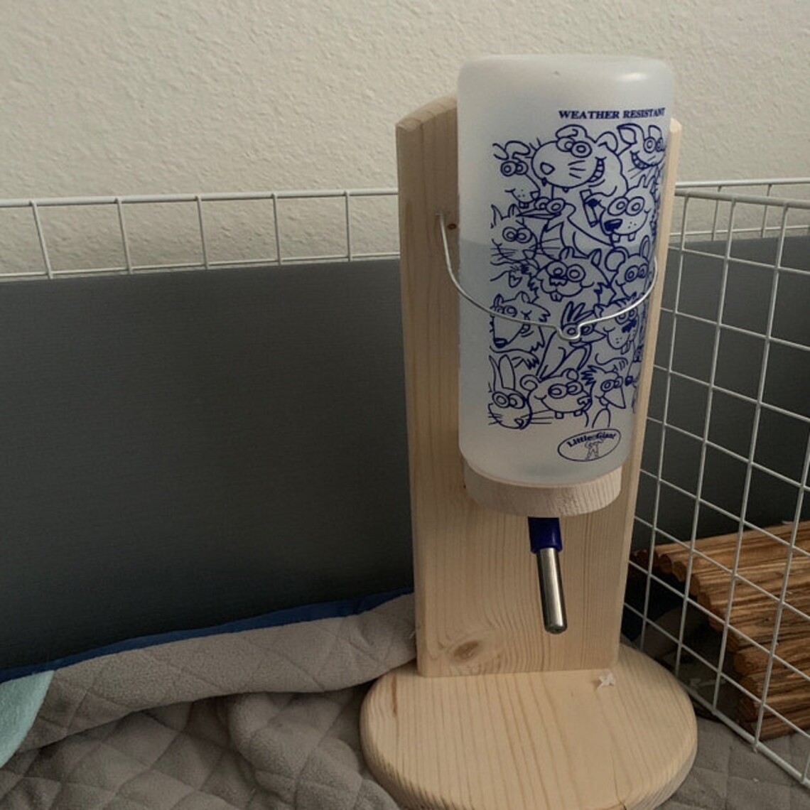 Rabbit Guinea Pig Chinchilla Water Bottle Holder Etsy