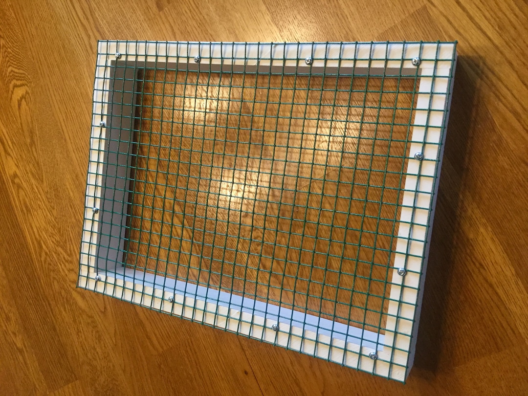 Mesh Oven Tray, Stainless Steel Rectangular Flat Bottom Tray Mesh