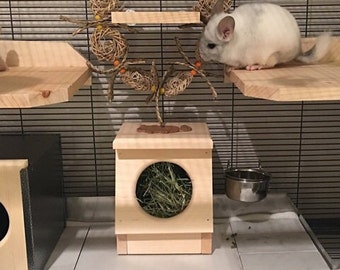 Small pet Hay Feeder for chinchillas and guinea pigs