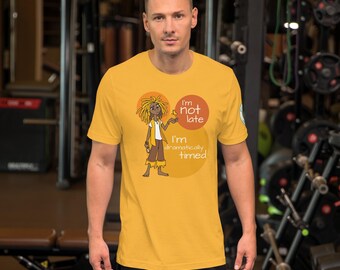Dramatically Timed Unisex T-Shirt | Funny Character Art Tee | BetwixtWorld