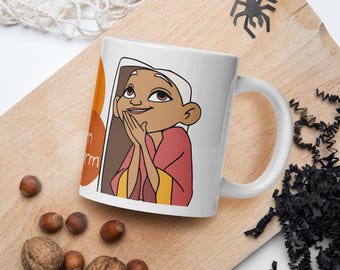 Fama - Gossip with a little southern charm - White glossy mug