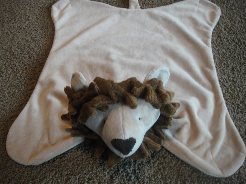 Minky Snuggle Blanket Toy Animal Security Blanket Buddy Etsy