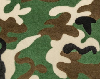 Shannon Cuddle Smooth camo,  Fabric yard