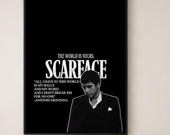 Scarface (1983) Authentic 35mm Film Cell | Framed Limited Edition