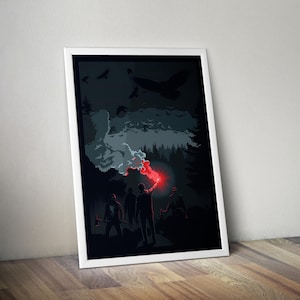 Alan Wake Poster | Indie Game Wall Art | Video Game Print | Cozy Gaming Decor | Gamer Room Poster | Bedroom Wall Art | Gift for Gamers