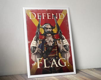 Fabel-Propaganda-Plakat | Indie Game Wandkunst | Videospiel Druck | Gemütliches Gaming Dekor | Gamer Zimmer Poster | Geschenk für Gamer