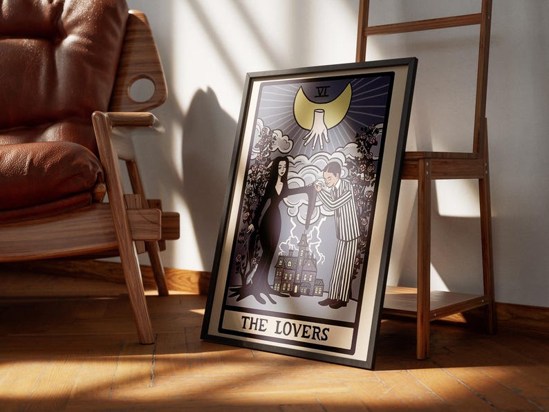 The Lovers Family Tarot Poster | Movie Tarot Card Poster | Film Wall Art | Home Decor | Movie Lover Decor image 5