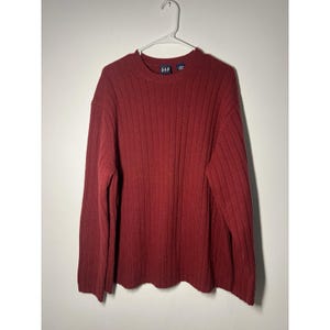 Red Gap Sweater - Etsy