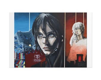 Poster di SIGNALIS Elster & Ariane / Stampa del videogioco / Dipinto originale / Fanart