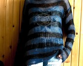 トップス vintage black mohair knit Union Square Vintage 80s Mohair Knit Sweater Punk Black S