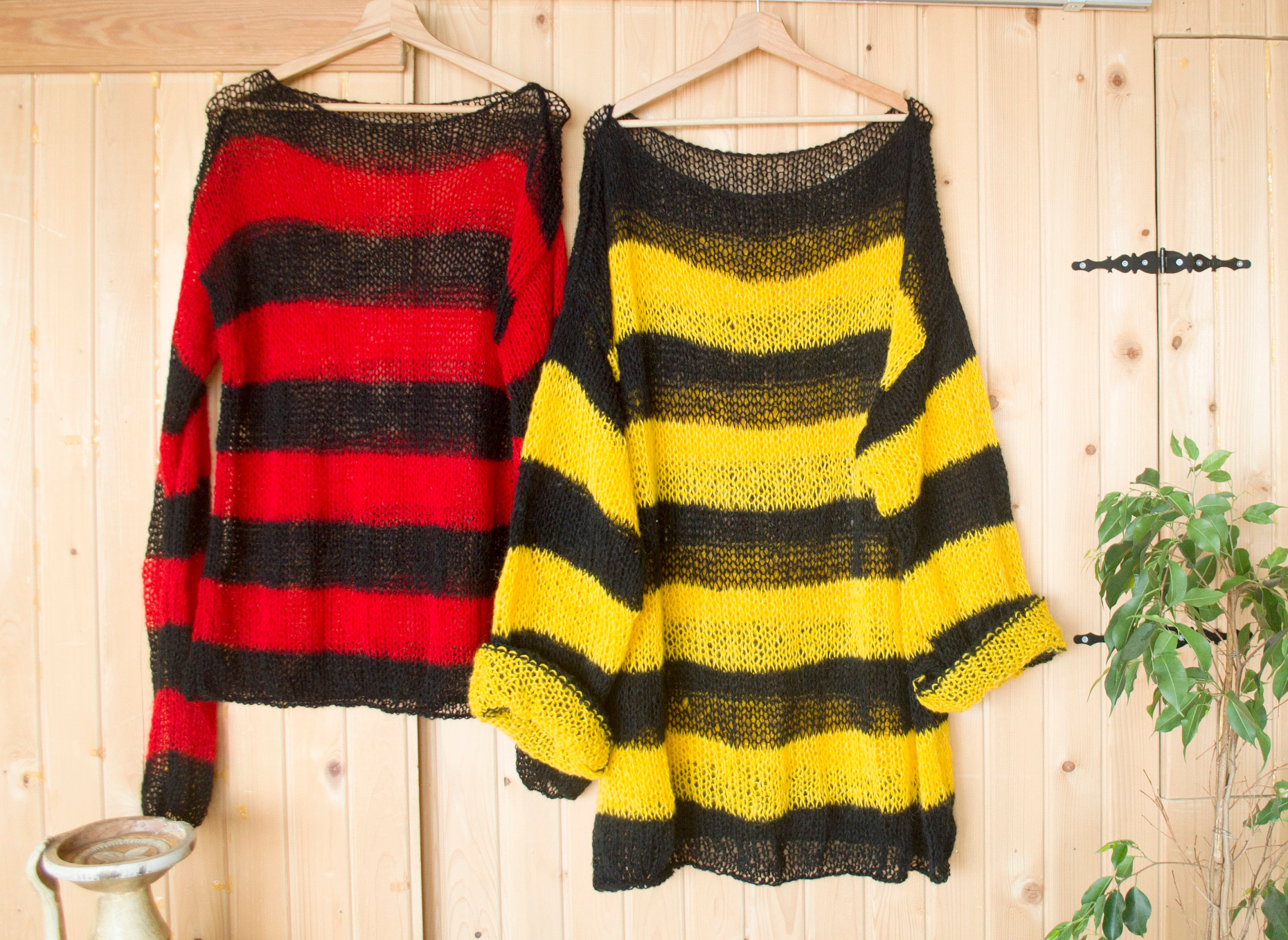トップス Uniform experiment mohair stripe knit トップス Uniform experiment mohair stripe knit Uniform