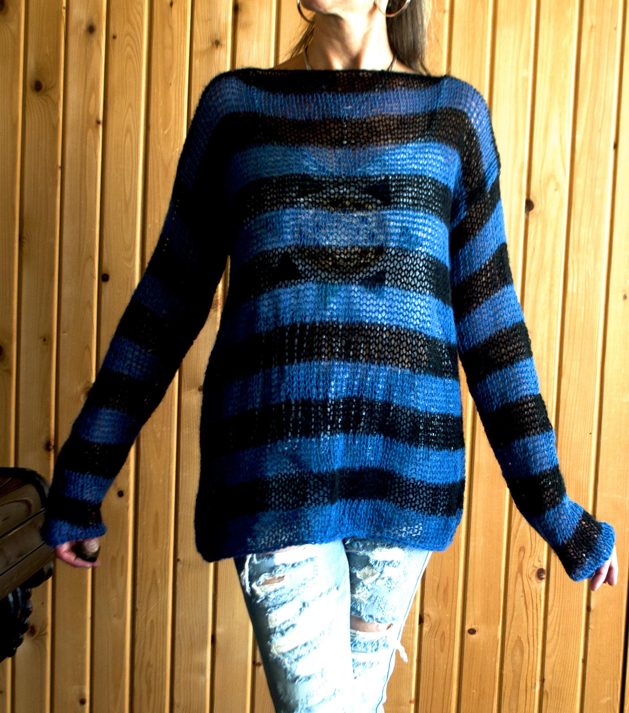 トップス Uniform experiment mohair stripe knit Uniform experiment mohair stripe knit