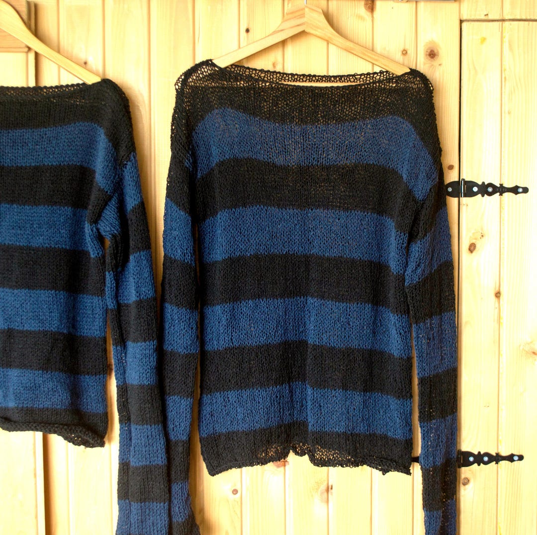 【Haig'done（ヘイグドネ）】Mohair Knit Top / Navy Mohair Knit Top / Navy – Haig'done