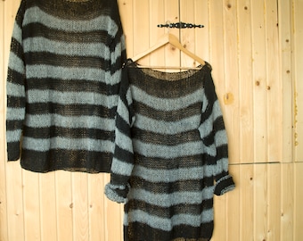 Ribbed Mohair Sweater - Black | Filippa K