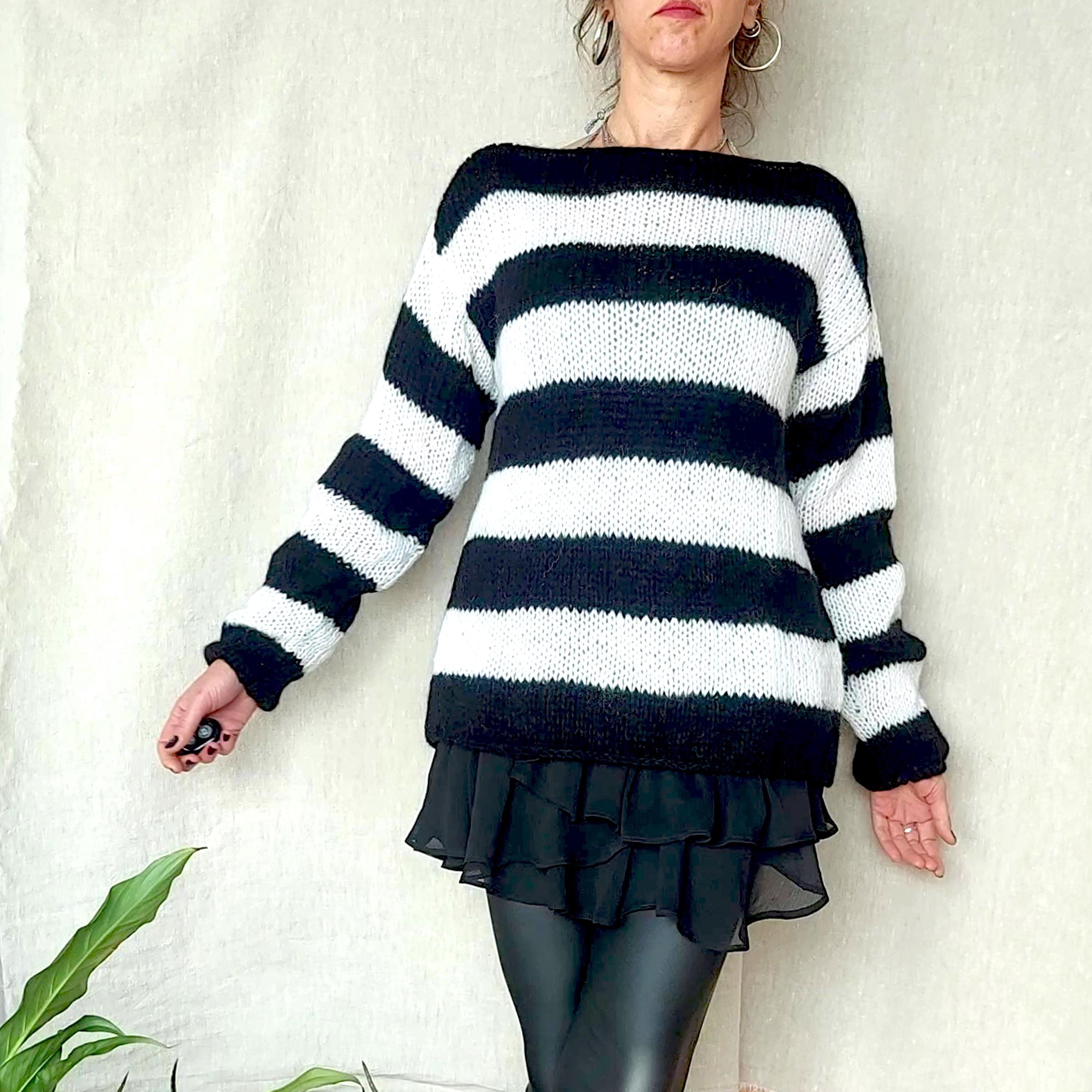 トップス layered punk grunge mohair knit sweater il_fullxfull.6902134835_hgf6.jpg