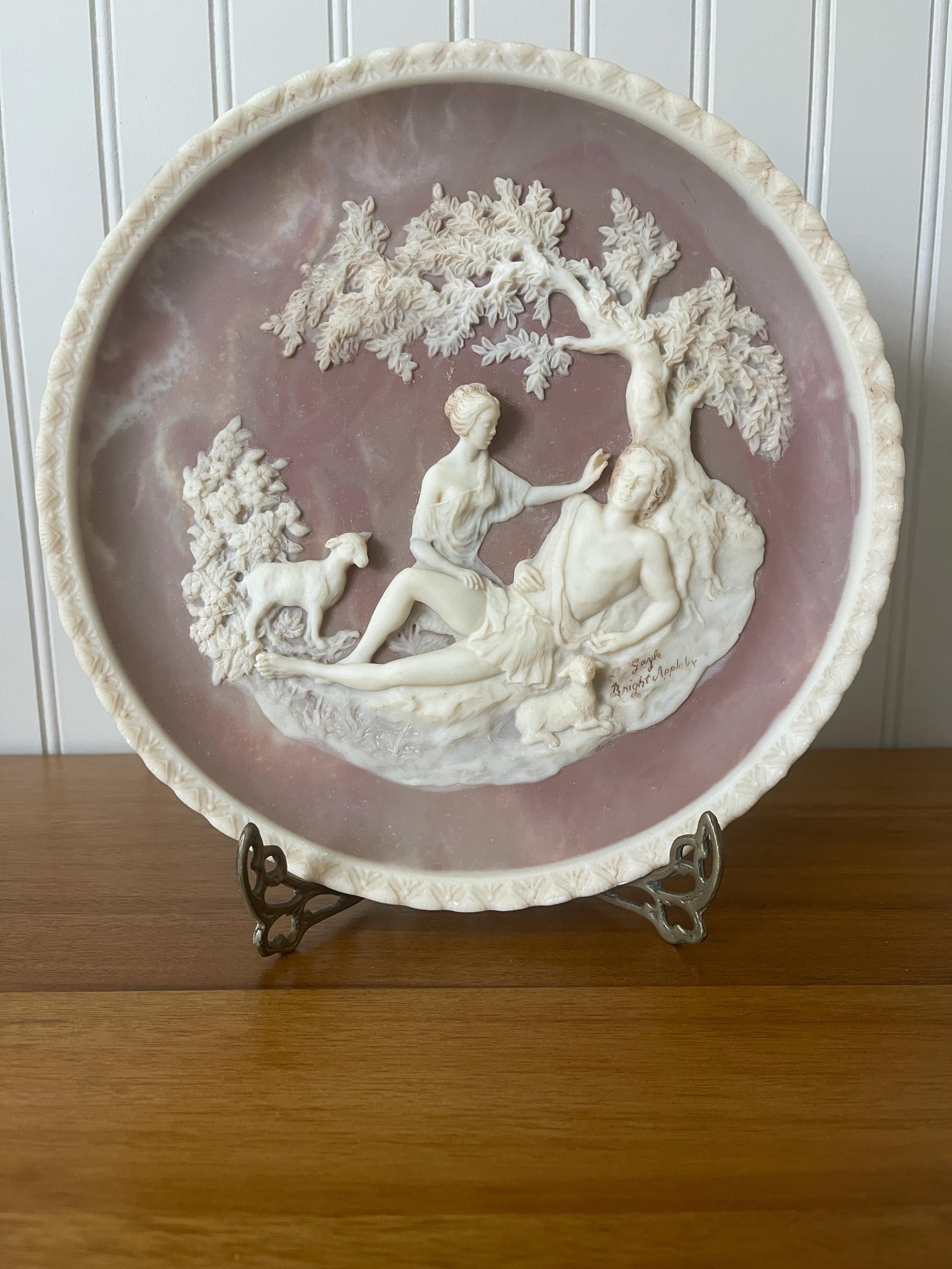 Incolay Cameo Plate - Etsy
