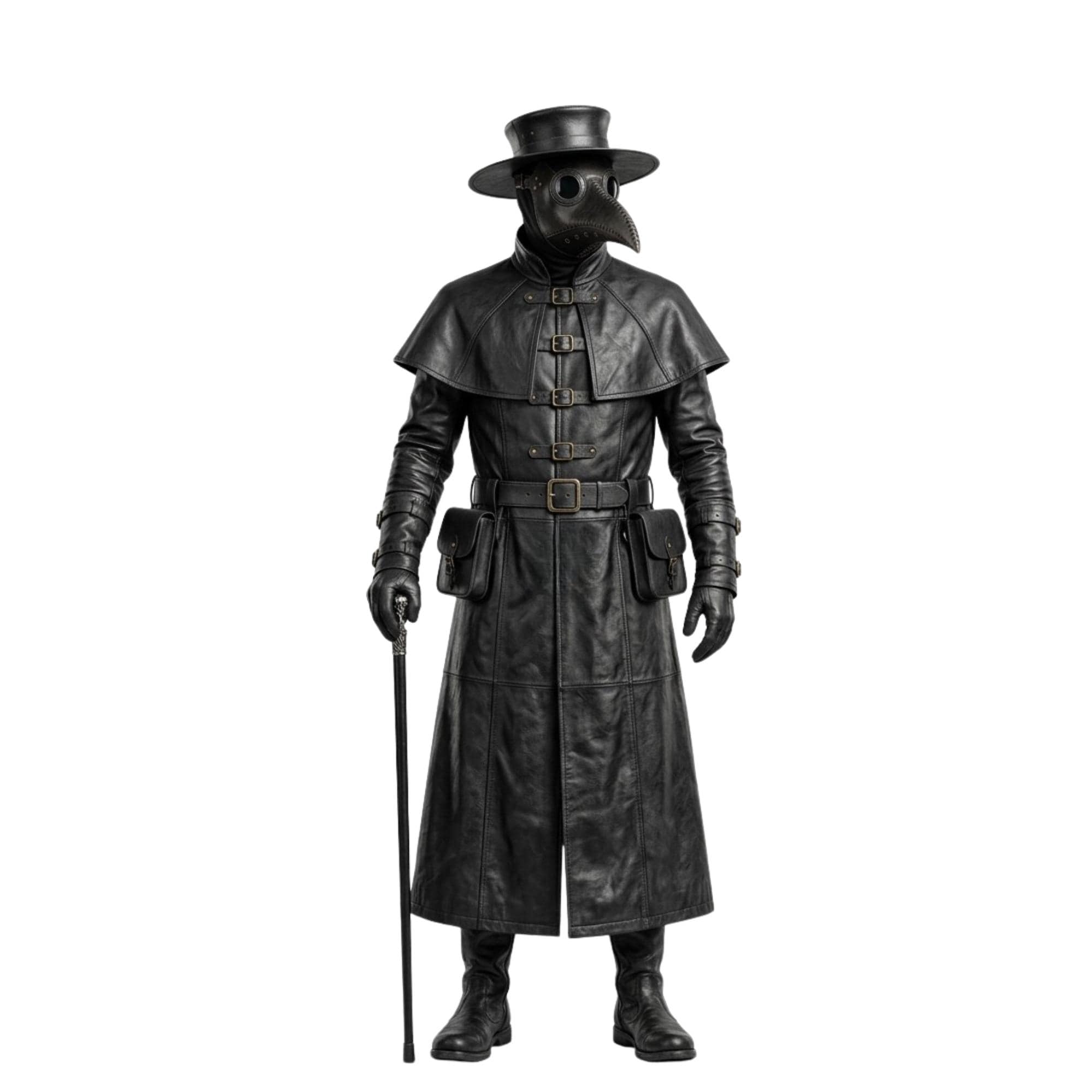 Pestdoktor Kostüm Herren & Kinder – Set Mit Maske (Vogel), Umhang, Handschuhen & Zepter, Steampunk Halloween, Verstellbare PU-Leder Maske Pestdoktor Kostüm Herren & Kinder – Set Mit Maske (Vogel), Umhang, Handschuhen & Zepter, Steampunk Halloween, Verstellbare PU-Leder Maske