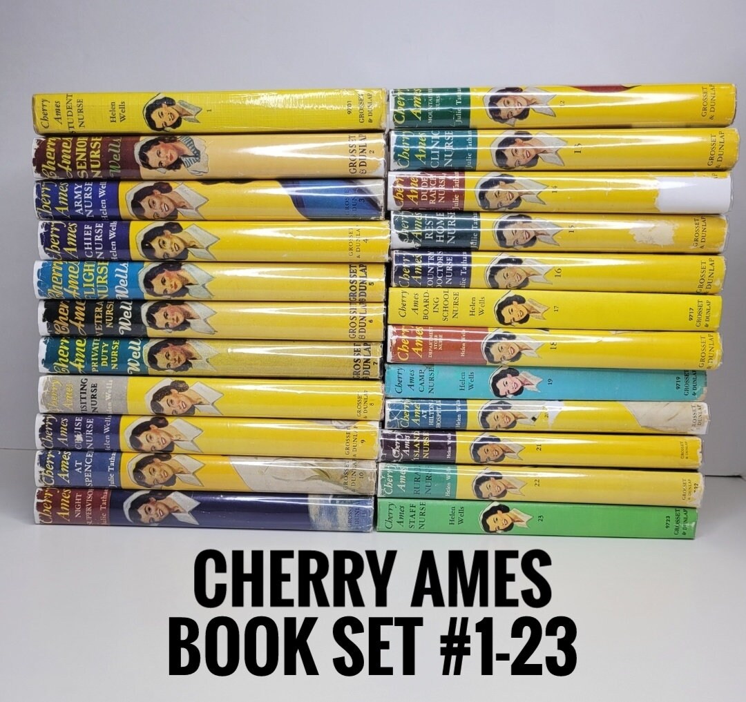 Cherry Ames Book Set 123 by Helen Wells & Julie Tatham, Vintage
