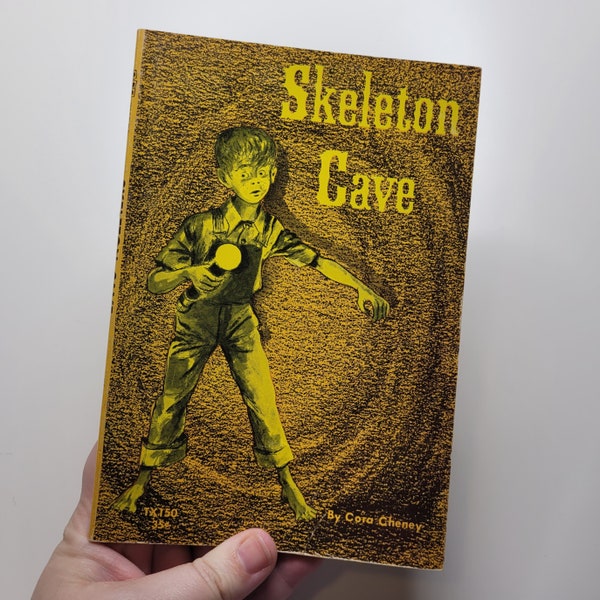 Skeleton Cave by Cora Cheney, Vintage Children's Book, SBS TX150, Illustrated by Paul Galdone, Indian Relics, Archeological Find, Book Gift