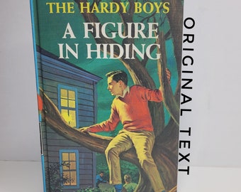 A Figure in Hiding, Hardy Boys #16, by Franklin W Dixon, Original Text Mystery Book, Frank & Joe Hardy, Leslie McFarlane, Nostalgic Gift