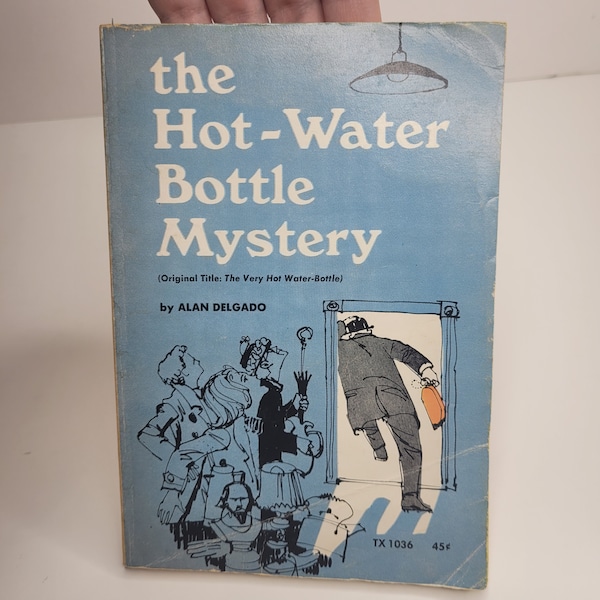 The Hot Water Bottle Mystery by Alan Delgado, Illustrated by Edward Lewis, Vintage Childrens Book, Gift for Kids, The Very Hot Water Bottle