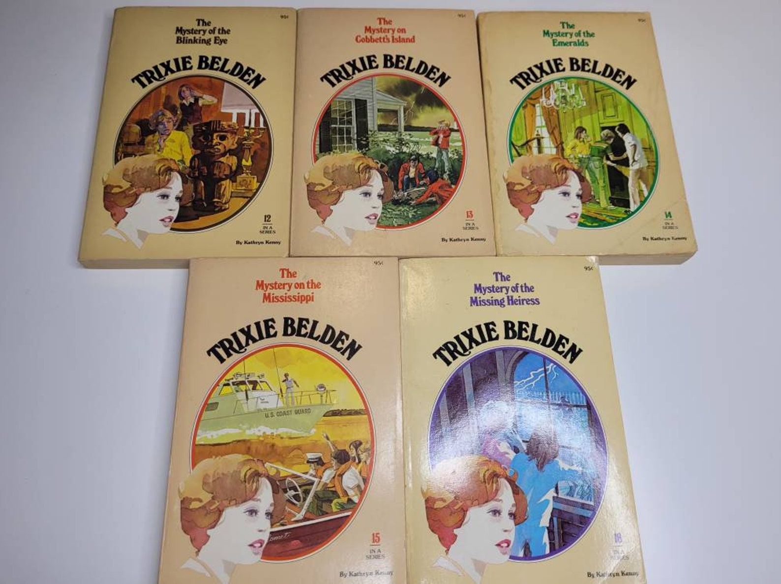 Trixie Belden Complete Oval Set by Julie Campbell Kathryn Etsy