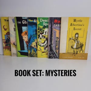 Kinder Mysteries Bücher Set, Vintage Kinderbücher, Mystery Book, Buch Geschenk für Kinder, SBS TK Serie, Abenteuer Bücher, Kapitel Bücher, Nostalgisch