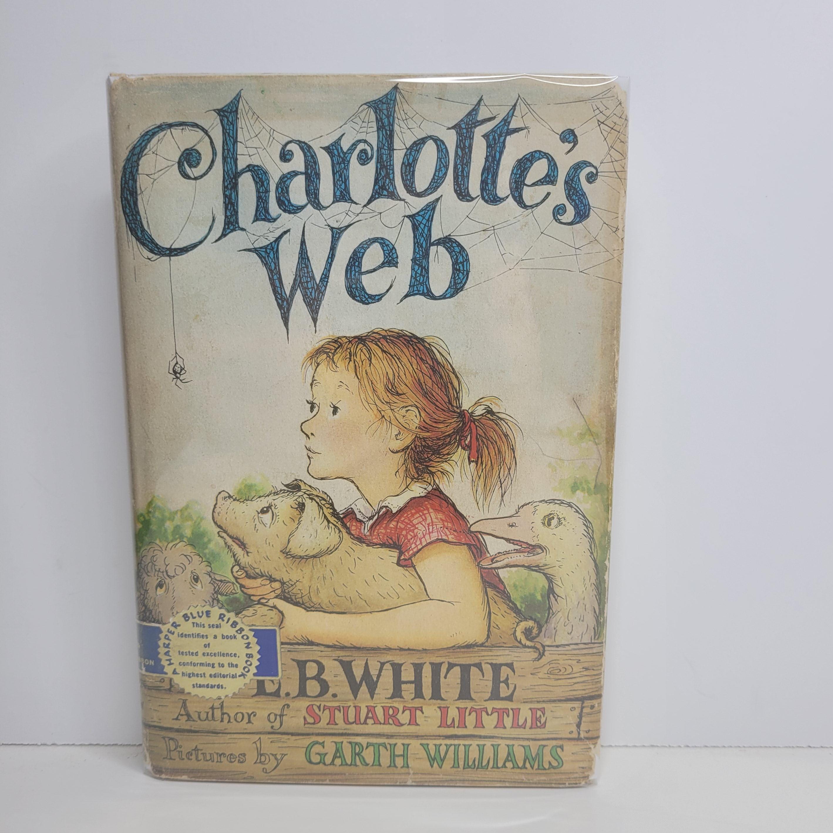 Charlotte's Web by EB White, Illustrated by Garth Williams, Vintage  Children's Book, Gift for Kids, Wilbur the Pig, Chapter Books, Nostalgic -  Etsy, image size:2837x2837