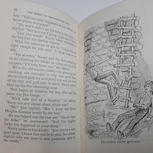 Classic Nancy Drew Books by Carolyn Keene, Vintage Kids Books, Mystery Books, Illustrated Books, Gifts for Her Books, Kids Mystery Books image 18