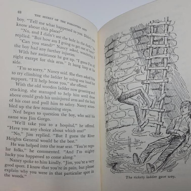 Classic Nancy Drew Books by Carolyn Keene, Vintage Kids Books, Mystery Books, Illustrated Books, Gifts for Her Books, Kids Mystery Books image 18