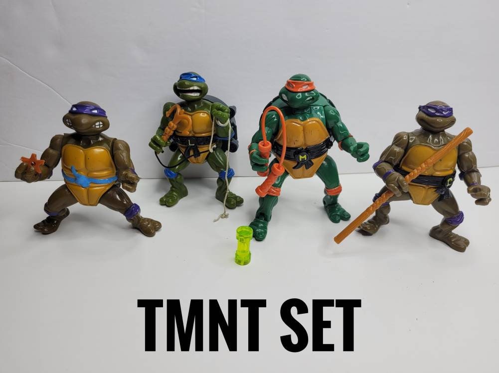 sneeuw kever Ik heb een contract gemaakt Teenage Mutant Ninja Turtle Action Figure Set TMNT Set - Etsy Nederland