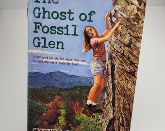 The Ghost of Fossil Glen by Cynthia Defelice, Vintage Children's Book, Murder Revenge, Spooky Story, Gift for Kids, Meddling Girls, Favorite