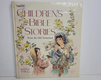 Bijbelverhalen voor kinderen uit het Oude Testament, vintage kinderboeken, religieuze cadeaus, boekcadeau voor kinderen, christelijke kinderboeken