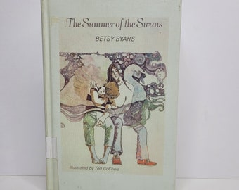 Verano de los cisnes de Betsy Byars, Libro infantil vintage, Ganador del premio Newberry, Novela de mayoría de edad, Regalo para niñas, Necesidades especiales