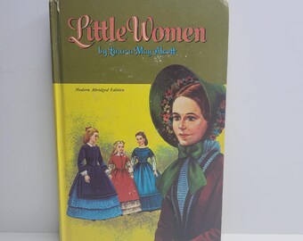Little Women by Louisa May Alcott, Whitman Classics, Vintage Kids Books, Classic Books, Gift for Kids, Marmee Meg Jo Beth Amy March, Laurie