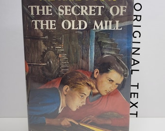 Secret of the Old Mill by Franklin W Dixon, Hardy Boys 3, Original Text, Leslie MacFarlane, Vintage Childrens Book, Frank & Joe, Chet Morton