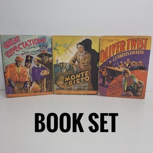 Classics Screenplay Book Set, IllustratedBooks for Children, Classics for Kids, Vintage Children&#39;s Books, Book Gift for Kids, Fiction Novels