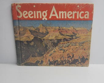 "Seeing America" de James Gilchrist Lawson, Vintage Books, Estados Unidos de América, Libros ilustrados, Libros de fotografía, Libros de historia