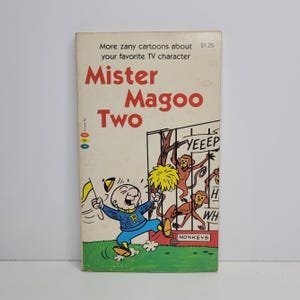 Mister Magoo Two, Comic Strips, UPA Pictures, Vintage Book, Nostalgic Gift, Bestseller, Popular Cartoon Character, Quincey Magoo, Mr Magoo