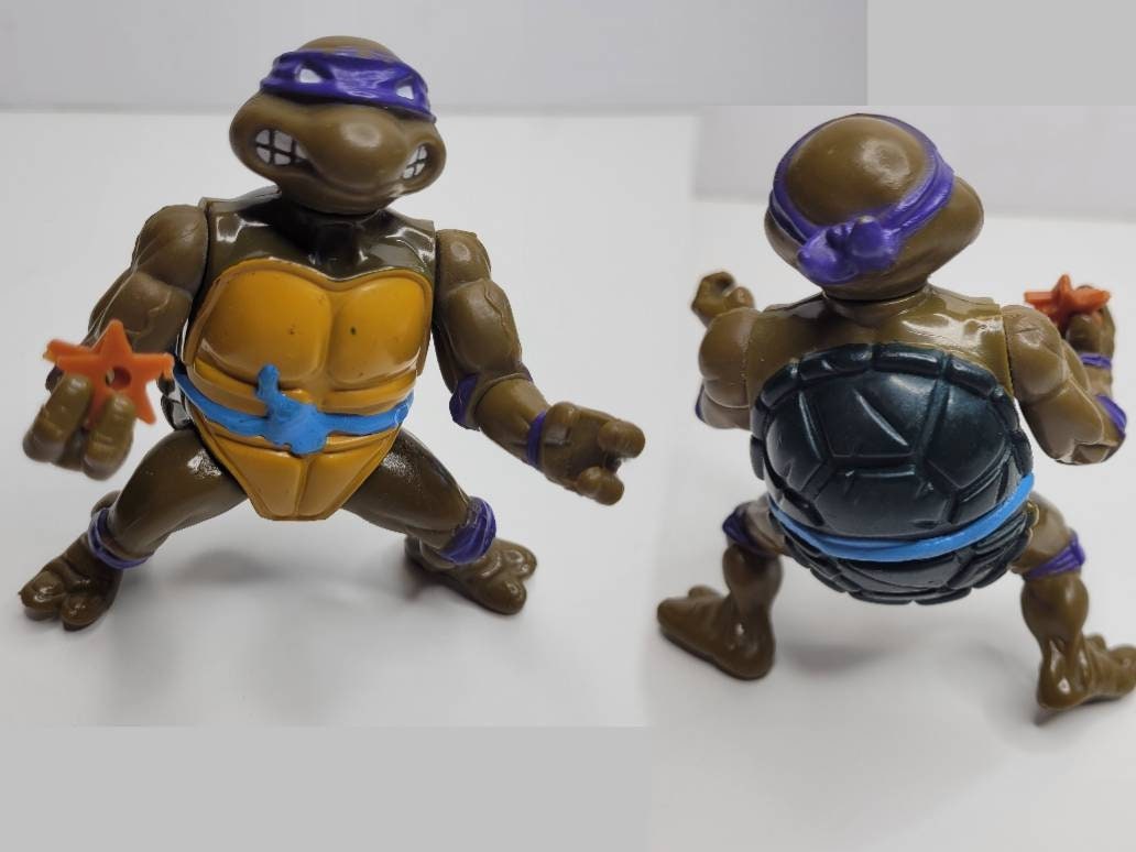 Teenage Mutant Ninja Turtle Action Figure Set, TMNT Set, Leonardo Donatello  Michaelangelo, Mutagen, the Ooze, Vintage Toy, Collectible Gift 